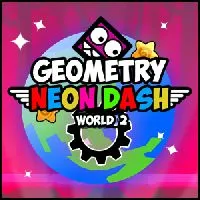 Geometry Neon Dash World Two - Unblocked Games G+