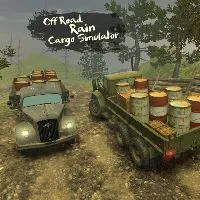 Off Road Rain Cargo Simulator - Unblocked Games G+