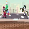 Xmas Rooftop Battles - Unblocked Games G+