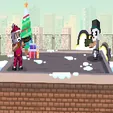 Xmas Rooftop Battles - Unblocked Games G+